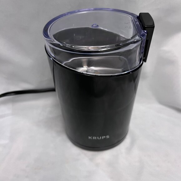 KRUPS Coffee & Spice Grinder, Stainless Steel Blades, Quick Even Grinding, Black - Picture 1 of 8